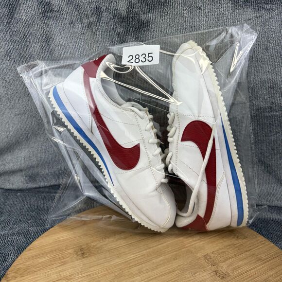 Nike Cortez Shoes Youth Size 6 White Red Classic Low Top Sneakers 904764-103 - Picture 11 of 11